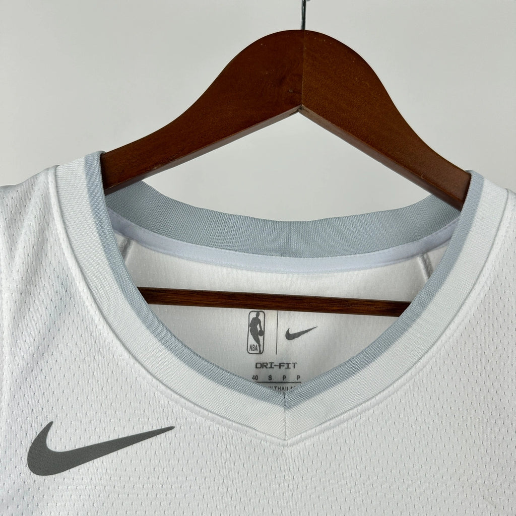 Mavericks CollarTag City Jersey in White Hanging 009