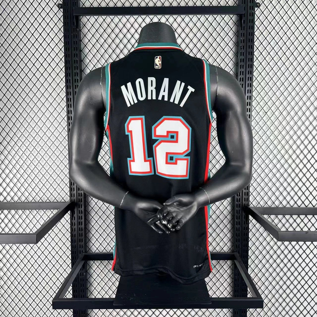 Ja Morant No.12 Memphis Grizzlies Throwback Jersey 2025-26 NBA Authentic Swingman Jersey - View 1