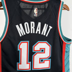 Ja Morant No.12 Memphis Grizzlies Throwback Jersey 2025-26 NBA Authentic Swingman Jersey - View 3