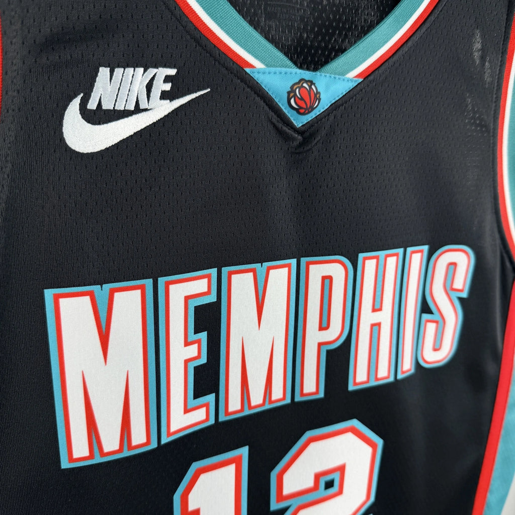 Ja Morant No.12 Memphis Grizzlies Throwback Jersey 2025-26 NBA Authentic Swingman Jersey - View 6