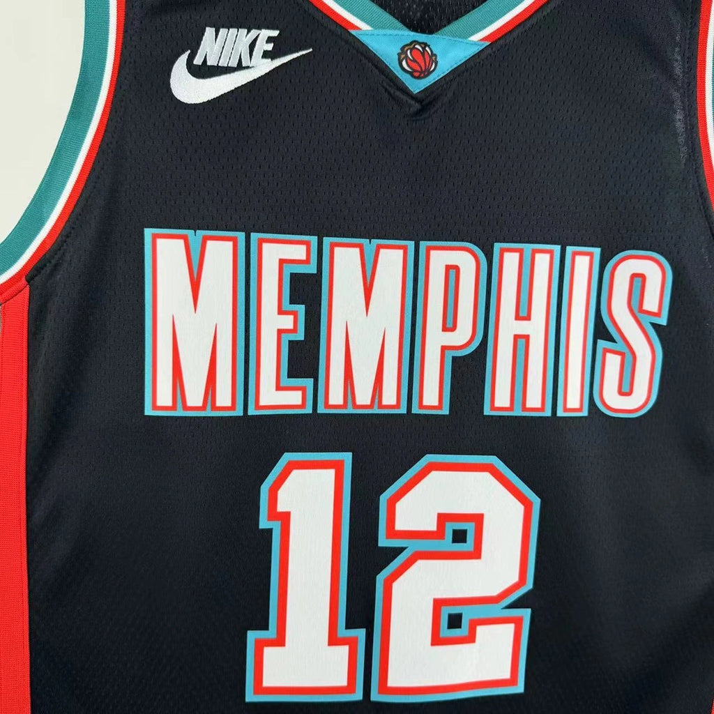 Ja Morant No.12 Memphis Grizzlies Throwback Jersey 2025-26 NBA Authentic Swingman Jersey - View 7