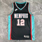 Ja Morant No.12 Memphis Grizzlies Throwback Jersey 2025-26 NBA Authentic Swingman Jersey - View 11