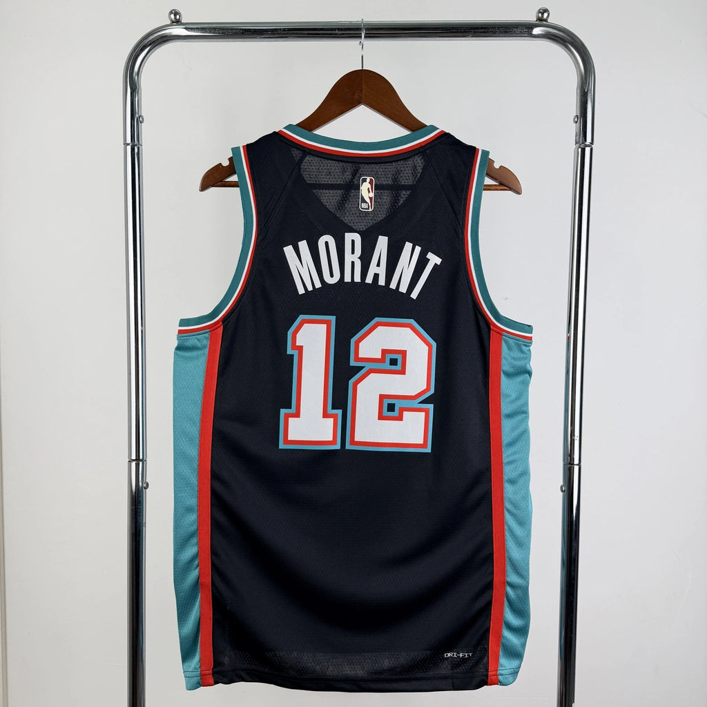 Ja Morant No.12 Memphis Grizzlies Throwback Jersey 2025-26 NBA Authentic Swingman Jersey - View 12