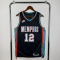 Ja Morant No.12 Memphis Grizzlies Throwback Jersey 2025-26 NBA Authentic Swingman Jersey - View 13