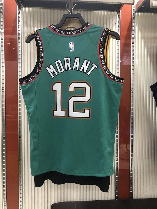 Men's Green Grizzlies #12 Jersey - View 010