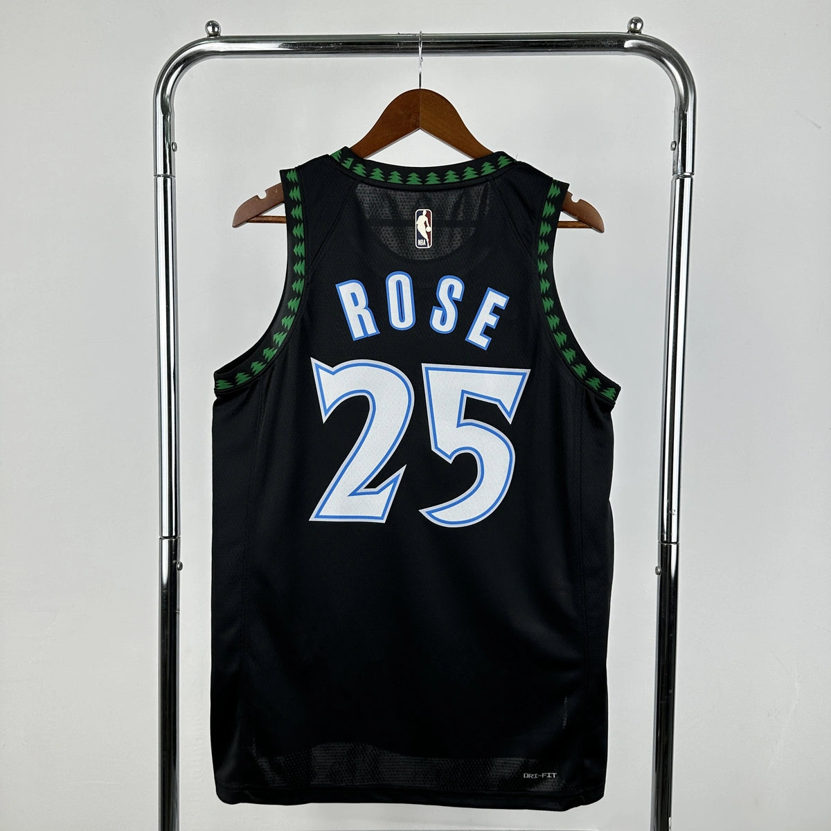 Derrick Rose No.25 Minnesota Timberwolves Throwback Jersey 2025-26 NBA Authentic Swingman Jersey - View 2