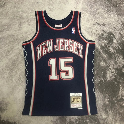 Vince Carter Brooklyn Nets No.15 Throwback Swingman Jersey 2006-07 - View 60