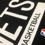 Nets Fabric Detail in Black — Flatlay