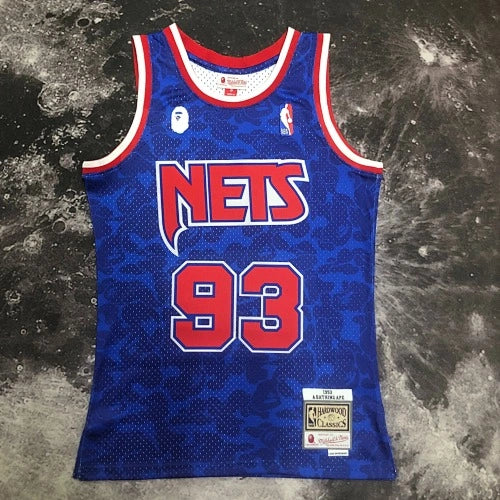 Brooklyn Nets Brooklyn Nets No.93 Swingman Jersey  Black - View 16