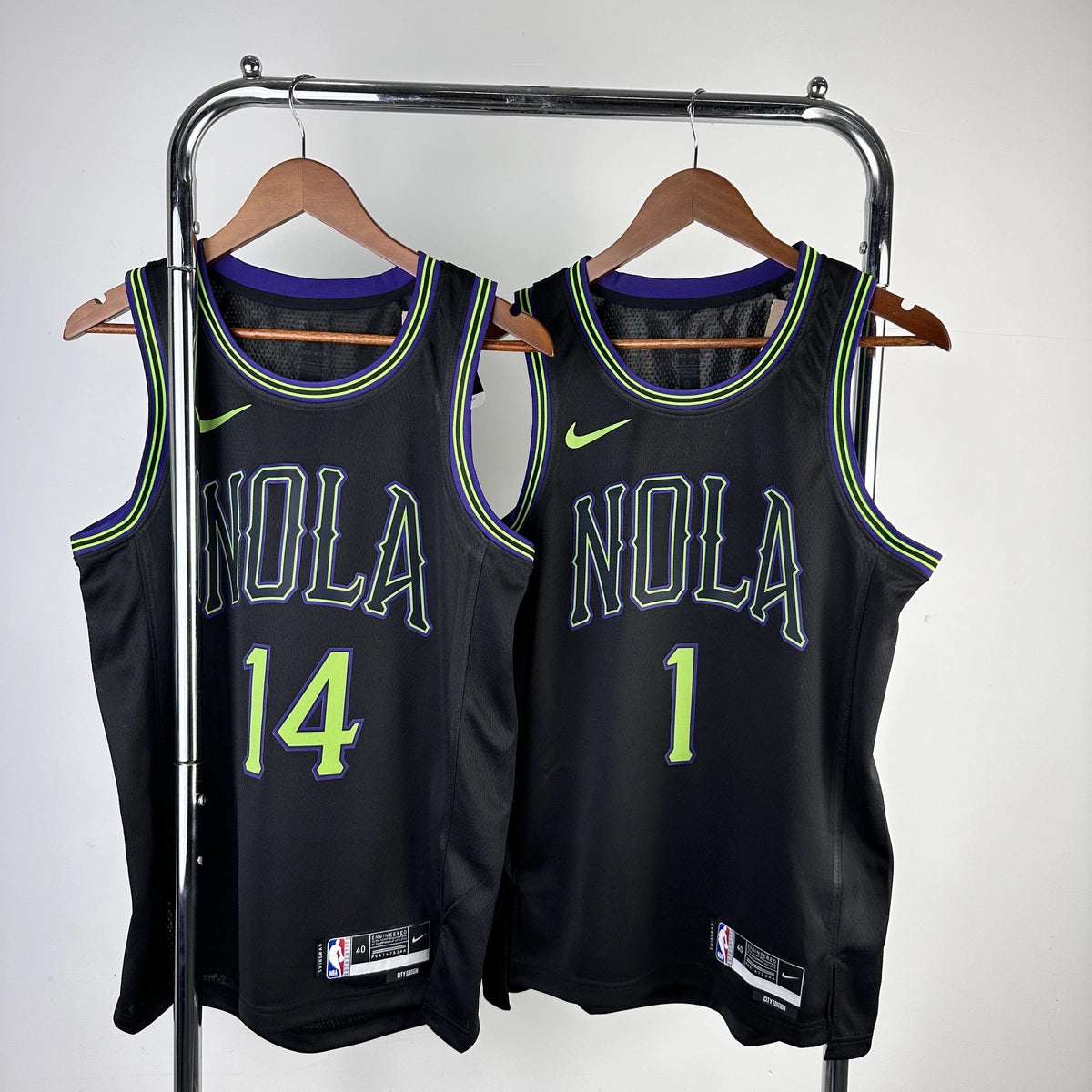 Zion Williamson No.1 New Orleans Pelicans City Edition Jersey 2025-26 NBA Authentic Swingman Jersey - View 1