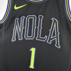 Zion Williamson No.1 New Orleans Pelicans City Edition Jersey 2025-26 NBA Authentic Swingman Jersey - View 9