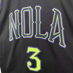 Jordan Poole No.3 New Orleans Pelicans City Edition Jersey 2025-26 NBA Authentic Swingman Jersey - View 3
