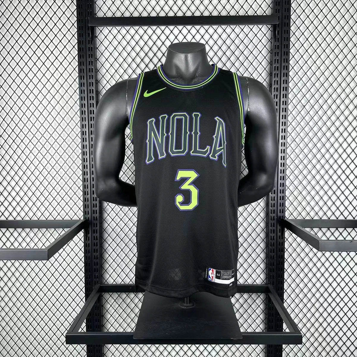 Jordan Poole No.3 New Orleans Pelicans City Edition Jersey 2025-26 NBA Authentic Swingman Jersey - View 10