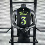 Jordan Poole No.3 New Orleans Pelicans City Edition Jersey 2025-26 NBA Authentic Swingman Jersey - View 11