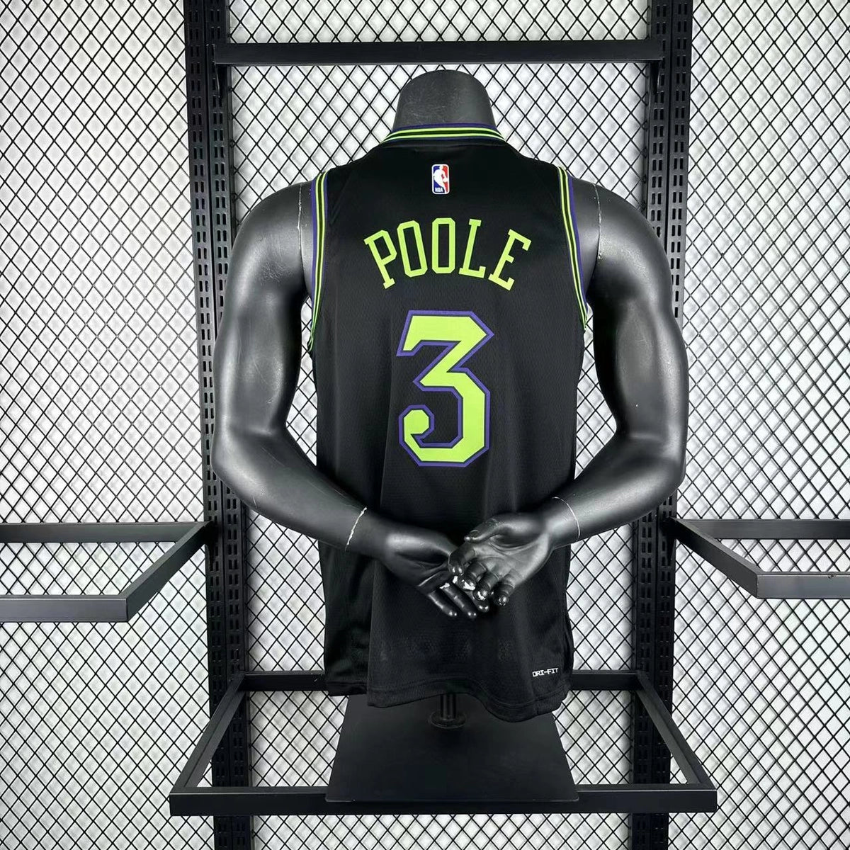 Jordan Poole No.3 New Orleans Pelicans City Edition Jersey 2025-26 NBA Authentic Swingman Jersey - View 11