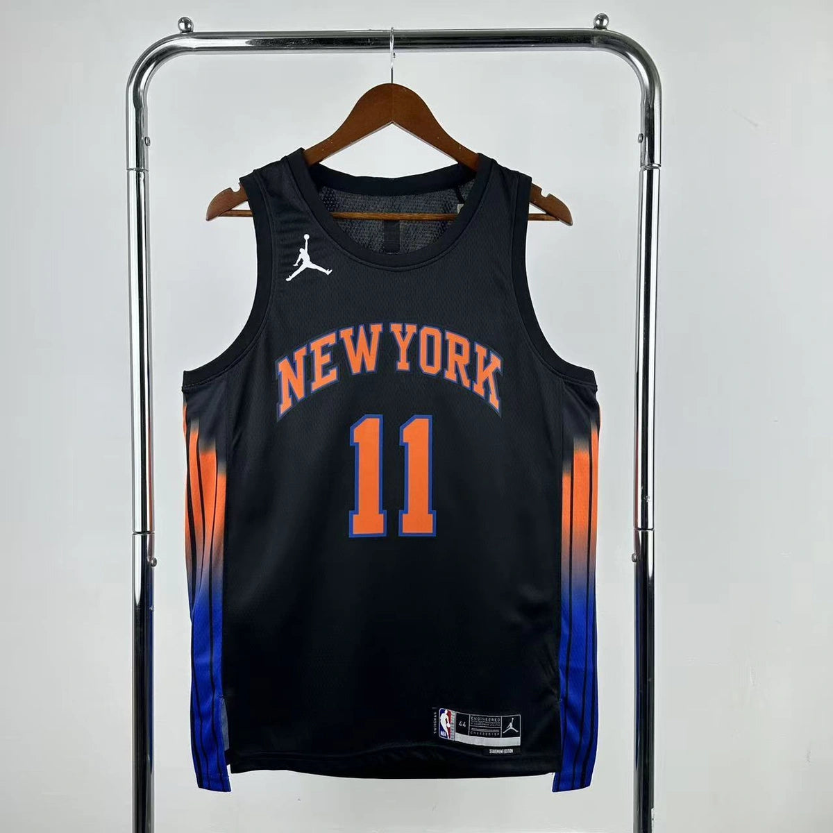Jalen Brunson No.11 New York Knicks Statement Edition Jersey 2025-26 NBA Authentic Swingman Jersey - View 1