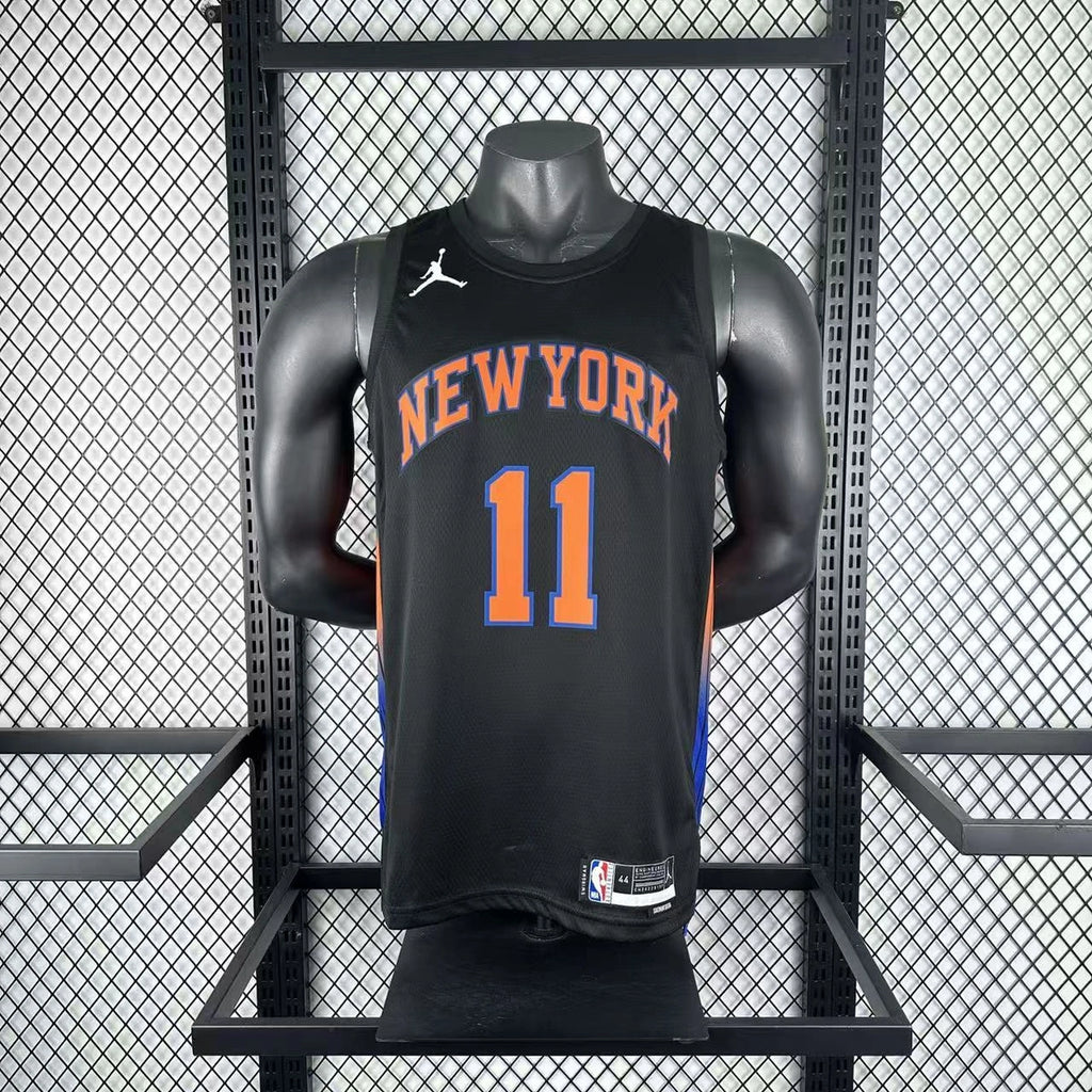 Jalen Brunson No.11 New York Knicks Statement Edition Jersey 2025-26 NBA Authentic Swingman Jersey - View 7