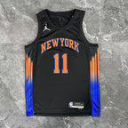 Jalen Brunson No.11 New York Knicks Statement Edition Jersey 2025-26 NBA Authentic Swingman Jersey - View 10