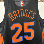 Mikal Bridges No.25 New York Knicks Statement Edition Jersey 2025-26 NBA Authentic Swingman Jersey - View 7