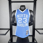 Michael Jordan  No.23 Throwback College Swingman Jersey  Carolina Blue - View 9