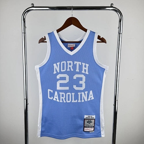 Michael Jordan  No.23 Throwback College Swingman Jersey  Carolina Blue - View 2