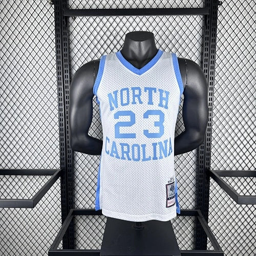 Michael Jordan  No.23 Throwback College Swingman Jersey  Carolina Blue - View 9