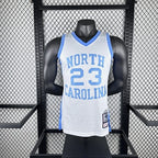 Michael Jordan  No.23 Throwback College Swingman Jersey  Carolina Blue - View 9