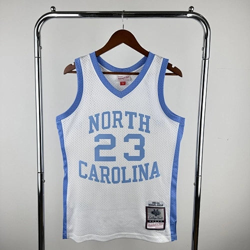 Michael Jordan  No.23 Throwback College Swingman Jersey  Carolina Blue - View 2