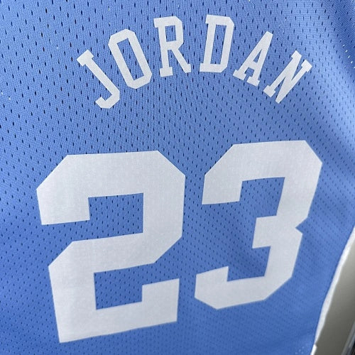 Michael Jordan  No.23 Throwback College Swingman Jersey  Carolina Blue - View 8