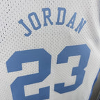 Michael Jordan  No.23 Throwback College Swingman Jersey  Carolina Blue - View 8