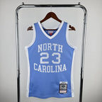 Michael Jordan  No.23 Throwback College Swingman Jersey  Carolina Blue - View 1