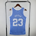 Michael Jordan  No.23 Throwback College Swingman Jersey  Carolina Blue - View 3