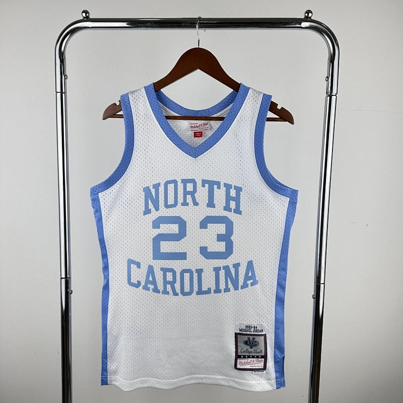 Michael Jordan  No.23 Throwback College Swingman Jersey  Carolina Blue - View 1