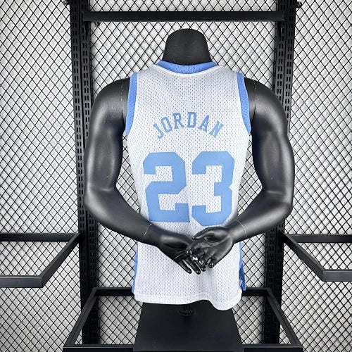 Michael Jordan  No.23 Throwback College Swingman Jersey  Carolina Blue - View 10
