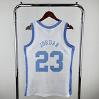 Michael Jordan  No.23 Throwback College Swingman Jersey  Carolina Blue - View 3