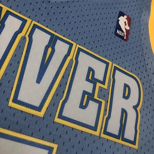 Carmelo Anthony Denver Nuggets No.15 Throwback Swingman Jersey 2003-04 - View 30