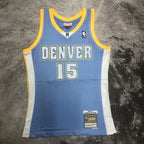 Carmelo Anthony Denver Nuggets No.15 Throwback Swingman Jersey 2003-04 - View 30