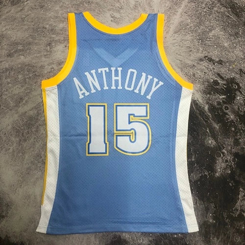 Carmelo Anthony Denver Nuggets No.15 Throwback Swingman Jersey 2003-04 - View 30