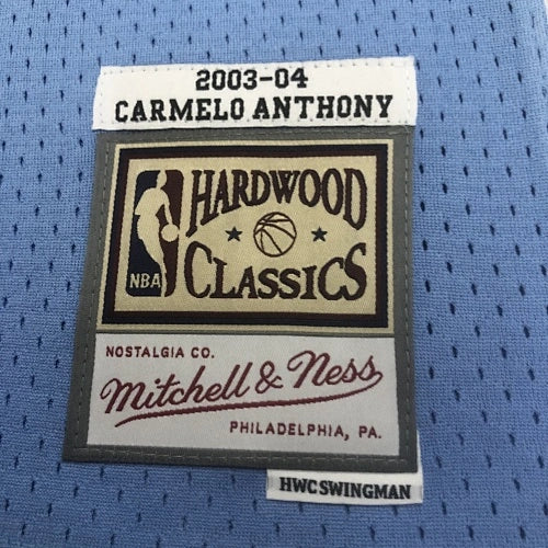 Carmelo Anthony Denver Nuggets No.15 Throwback Swingman Jersey 2003-04 - View 30