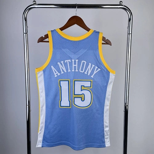Carmelo Anthony Denver Nuggets No.15 Throwback Swingman Jersey 2003-04 - View 30
