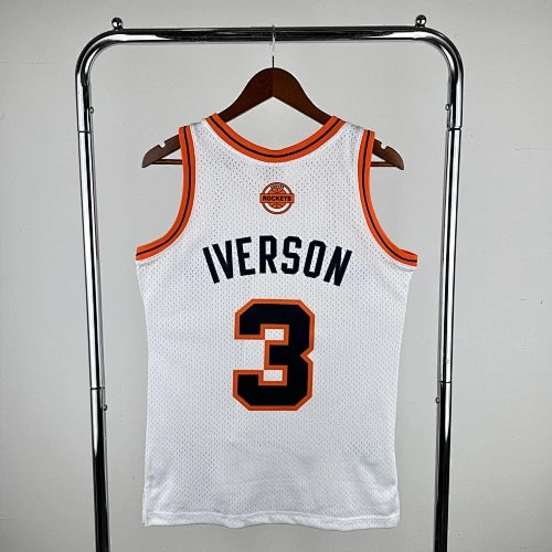 Carmelo Anthony Denver Nuggets No.15 Throwback Swingman Jersey 2006-07 - View 60