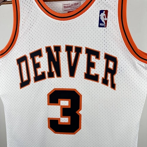 Allen Iverson Denver Nuggets No.3 Throwback Swingman Jersey 2006-07 Blue - View 60