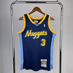 Carmelo Anthony Denver Nuggets No.15 Throwback ABA Retro Night Swingman Jersey 2006-07 - View 60