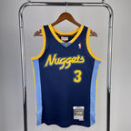 Allen Iverson Denver Nuggets No.3 Throwback ABA Retro Night Swingman Jersey 2006-07 - View 60