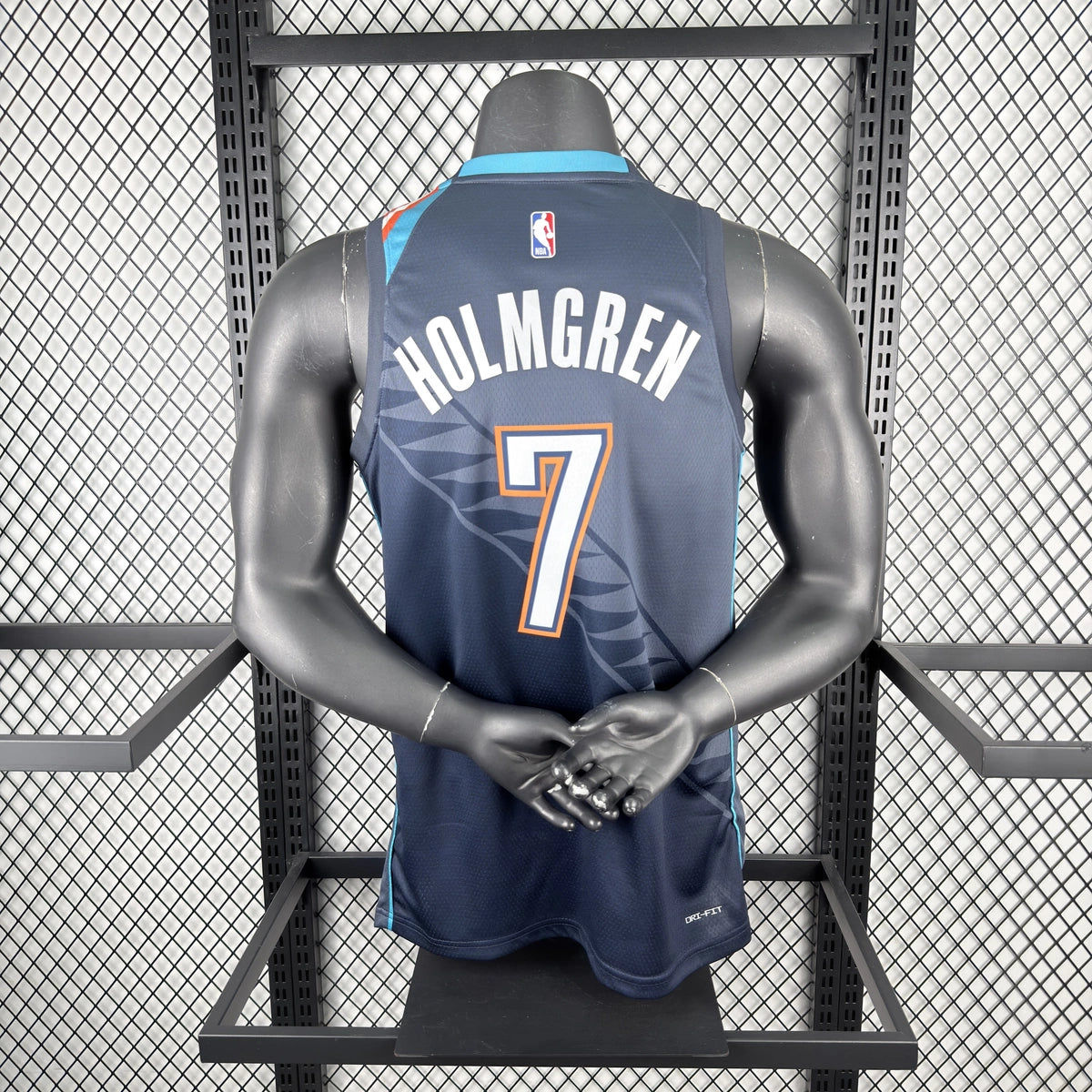 Chet Holmgren No.7 Oklahoma City Thunder City Edition Jersey 2025-26 NBA Authentic Swingman Jersey - View 3