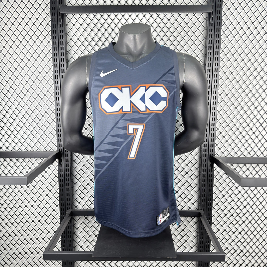 Chet Holmgren No.7 Oklahoma City Thunder City Edition Jersey 2025-26 NBA Authentic Swingman Jersey - View 4