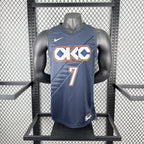 Chet Holmgren No.7 Oklahoma City Thunder City Edition Jersey 2025-26 NBA Authentic Swingman Jersey - View 4