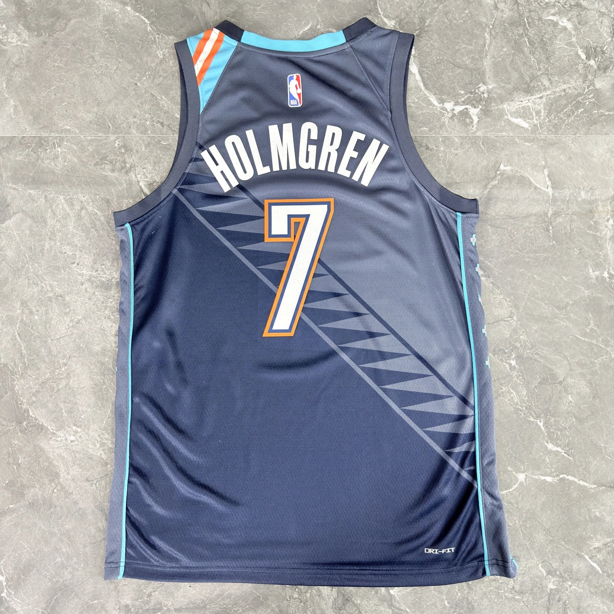 Chet Holmgren No.7 Oklahoma City Thunder City Edition Jersey 2025-26 NBA Authentic Swingman Jersey - View 9