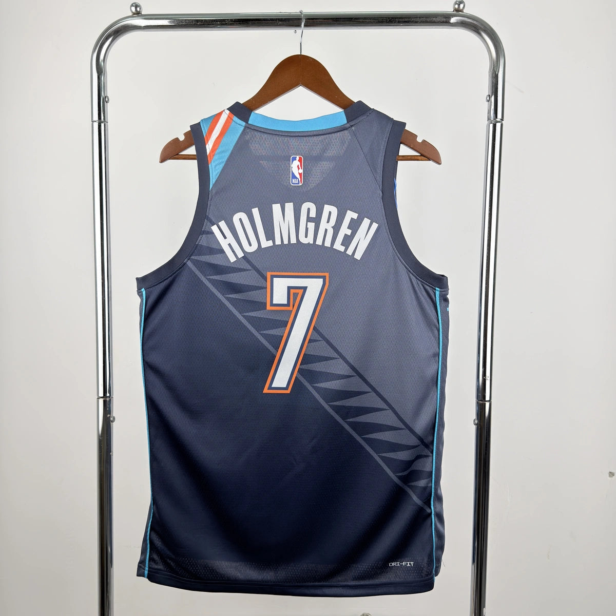 Chet Holmgren No.7 Oklahoma City Thunder City Edition Jersey 2025-26 NBA Authentic Swingman Jersey - View 10
