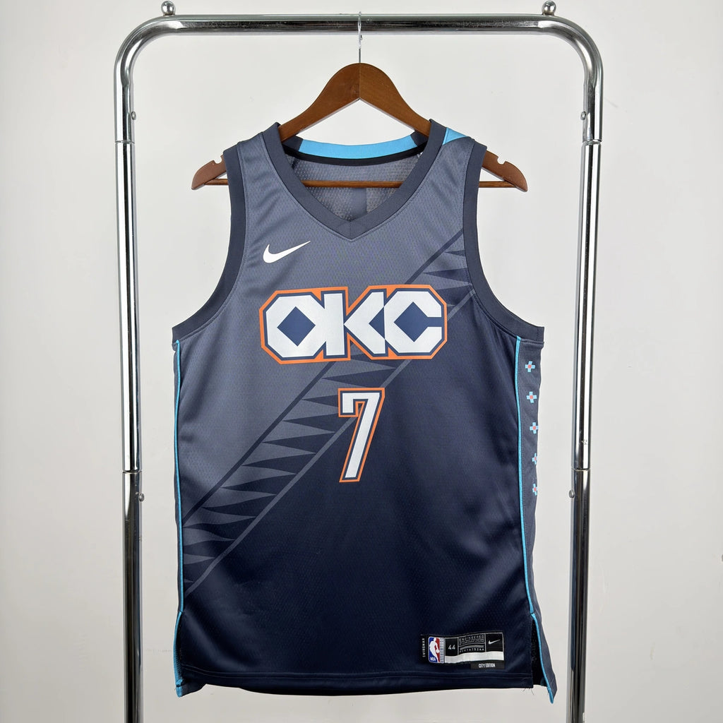 Chet Holmgren No.7 Oklahoma City Thunder City Edition Jersey 2025-26 NBA Authentic Swingman Jersey - View 11